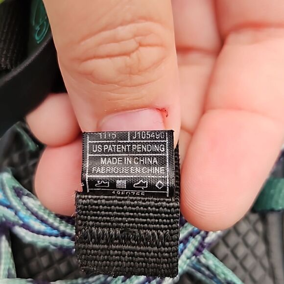 Chaco ZX/2 J105490 Dagger blue green hiking sandals size 8 - Picture 5 of 7